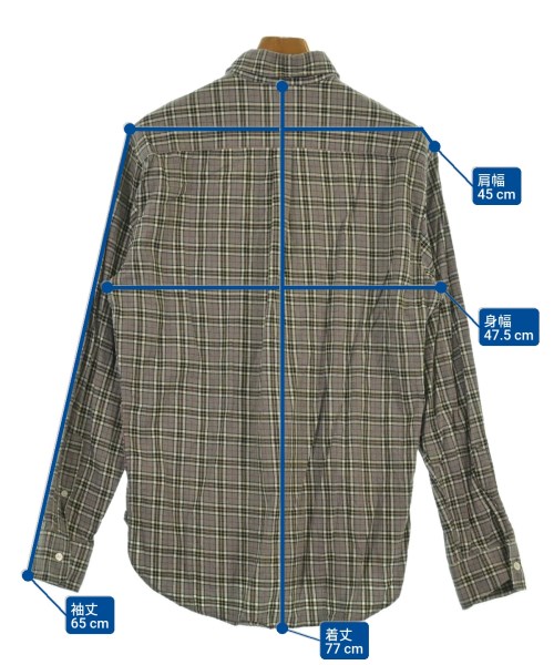 MAISON KITSUNE（メゾンキツネ）カジュアルシャツ グレー サイズ:42(M位) メンズ/2200620812023