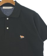 MAISON KITSUNE（メゾンキツネ）ポロシャツ 黒 サイズ:M メンズ/2200607630022