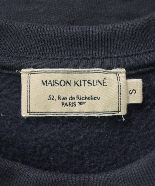 MAISON KITSUNE（メゾンキツネ）スウェット 紺 サイズ:S メンズ/2200670018147