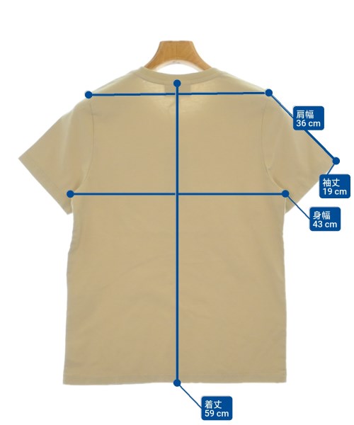 MAISON KITSUNE（メゾンキツネ）Tシャツ・カットソー ベージュ サイズ:S メンズ/2200670358212