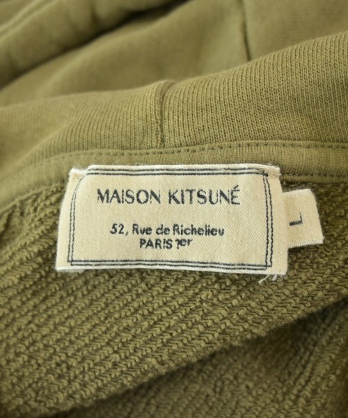 MAISON KITSUNE（メゾンキツネ）パーカー カーキ サイズ:L メンズ/2200670326075