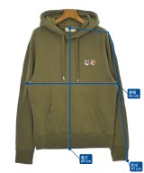 MAISON KITSUNE（メゾンキツネ）パーカー カーキ サイズ:L メンズ/2200670326075