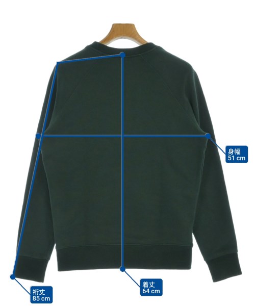 MAISON KITSUNE（メゾンキツネ）スウェット 緑 サイズ:XS メンズ/2200673665010