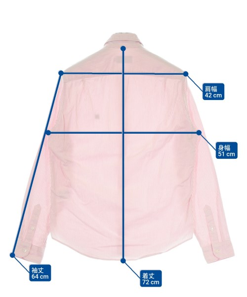 MAISON KITSUNE（メゾンキツネ）カジュアルシャツ ピンク サイズ:XXS メンズ/2200673665065