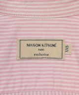 MAISON KITSUNE（メゾンキツネ）カジュアルシャツ ピンク サイズ:XXS メンズ/2200673665065