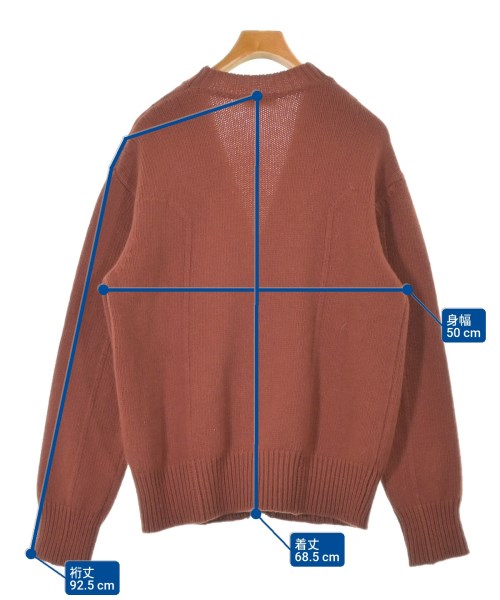 MAISON KITSUNE（メゾンキツネ）カーディガン 茶 サイズ:XS メンズ/2200675989022