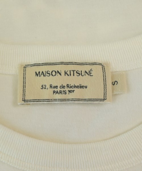MAISON KITSUNE（メゾンキツネ）Tシャツ・カットソー 白 サイズ:S メンズ/2200676366020