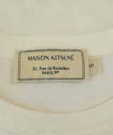 MAISON KITSUNE（メゾンキツネ）Tシャツ・カットソー 白 サイズ:S メンズ/2200676366020