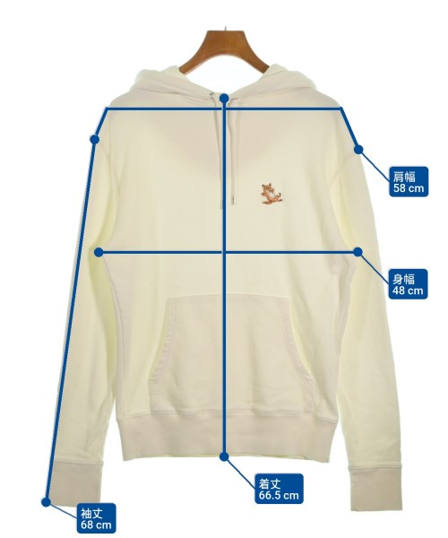 MAISON KITSUNE（メゾンキツネ）パーカー 白 サイズ:M メンズ/2200667175044