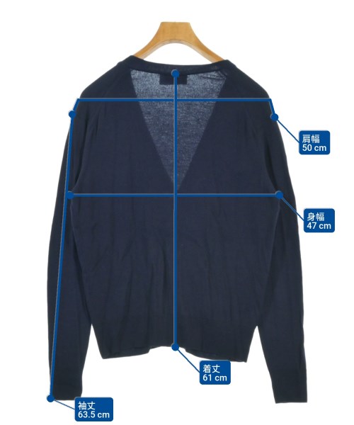 MAISON KITSUNE（メゾンキツネ）カーディガン 紺 サイズ:S メンズ/2200677184012