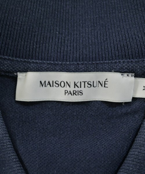 MAISON KITSUNE（メゾンキツネ）ポロシャツ 紺 サイズ:M メンズ/2200677184029