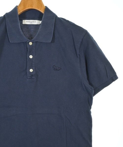 MAISON KITSUNE（メゾンキツネ）ポロシャツ 紺 サイズ:M メンズ/2200677184029