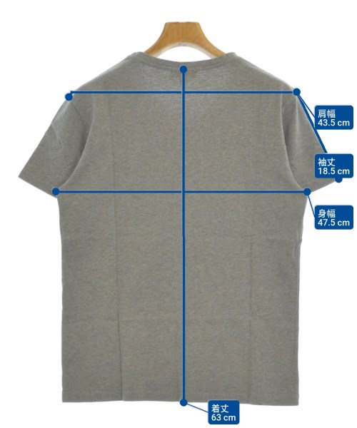MAISON KITSUNE（メゾンキツネ）Tシャツ・カットソー グレー サイズ:M メンズ/2200678329085