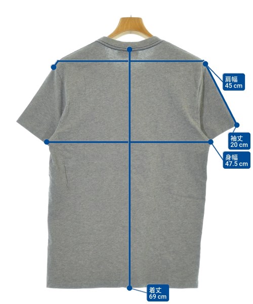 MAISON KITSUNE（メゾンキツネ）Tシャツ・カットソー グレー サイズ:S メンズ/2200675461023