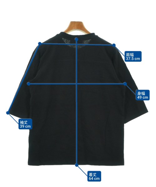 MAISON KITSUNE（メゾンキツネ）Tシャツ・カットソー 黒 サイズ:S メンズ/2200678975176