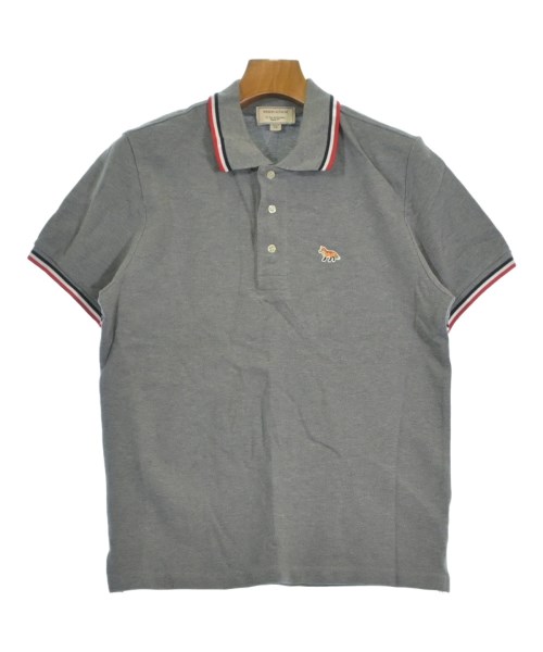 MAISON KITSUNE(メゾンキツネ)ポロシャツ グレー サイズ:S/2200678975336