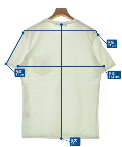 MAISON KITSUNE（メゾンキツネ）Tシャツ・カットソー 白 サイズ:M メンズ/2200673519061