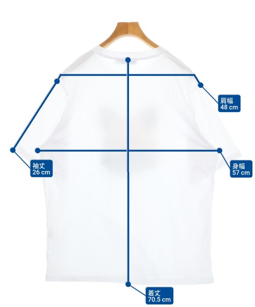 MAISON KITSUNE（メゾンキツネ）Tシャツ・カットソー 白 サイズ:M メンズ/2200674091092