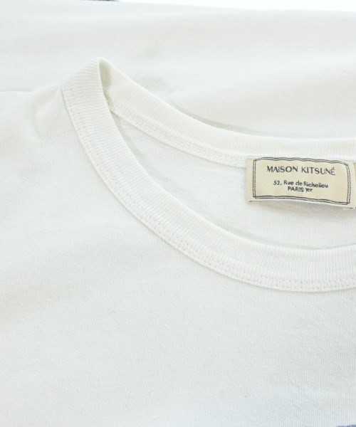 MAISON KITSUNE（メゾンキツネ）Tシャツ・カットソー 白 サイズ:L メンズ/2200681139022