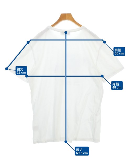 MAISON KITSUNE（メゾンキツネ）Tシャツ・カットソー 白 サイズ:L メンズ/2200681139022