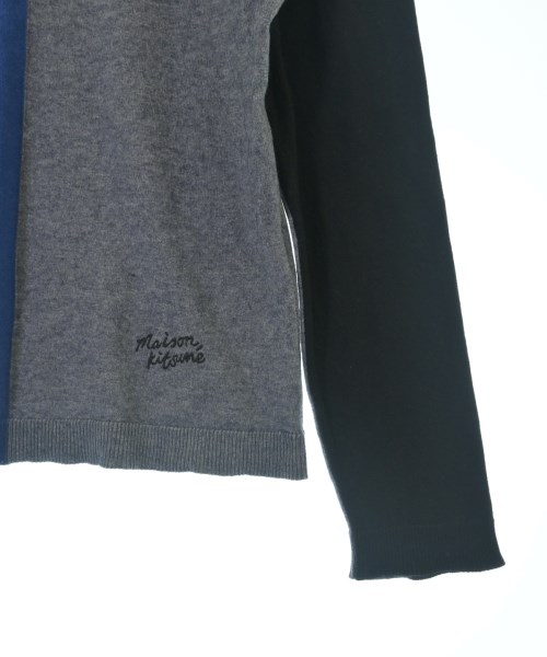 MAISON KITSUNE（メゾンキツネ）ニット・セーター 青 サイズ:XS メンズ/2200693626022