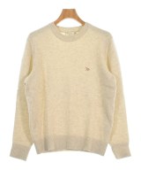 MAISON KITSUNE（メゾンキツネ）ニット・セーター ベージュ サイズ:M メンズ/2200687417070