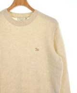 MAISON KITSUNE（メゾンキツネ）ニット・セーター ベージュ サイズ:M メンズ/2200687417070
