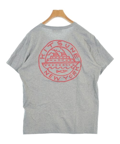 MAISON KITSUNE（メゾンキツネ）Tシャツ・カットソー グレー サイズ:L メンズ/2200695056025