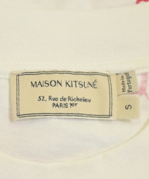 MAISON KITSUNE（メゾンキツネ）Tシャツ・カットソー 白 サイズ:S メンズ/2200695542023