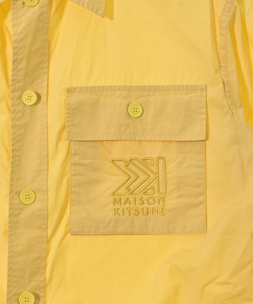 MAISON KITSUNE（メゾンキツネ）カジュアルシャツ 黄 サイズ:M メンズ/2200698176041