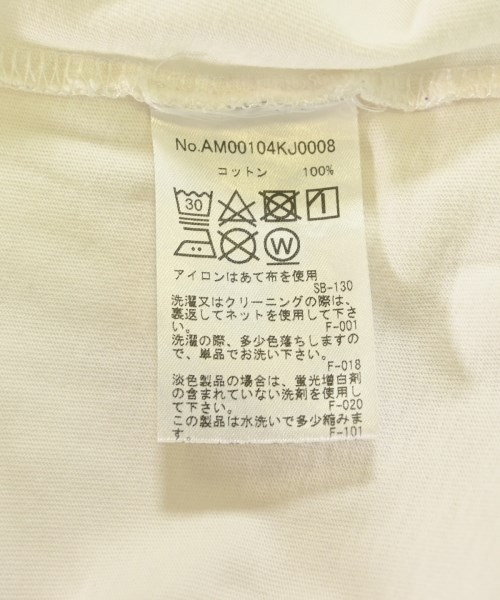 MAISON KITSUNE（メゾンキツネ）Tシャツ・カットソー 白 サイズ:M メンズ/2200698934122