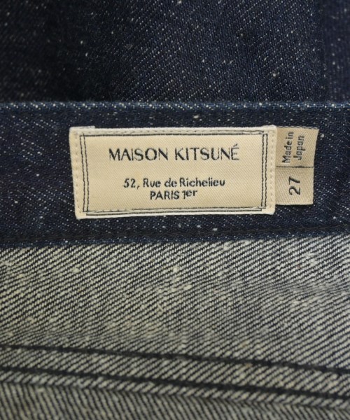 MAISON KITSUNE（メゾンキツネ）デニムパンツ 紺 サイズ:27(XS位) メンズ/2200695941093