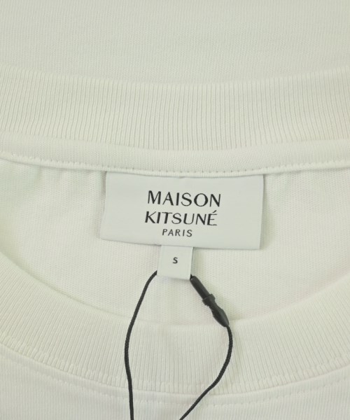 MAISON KITSUNE（メゾンキツネ）Tシャツ・カットソー 白 サイズ:S メンズ/2200699823050