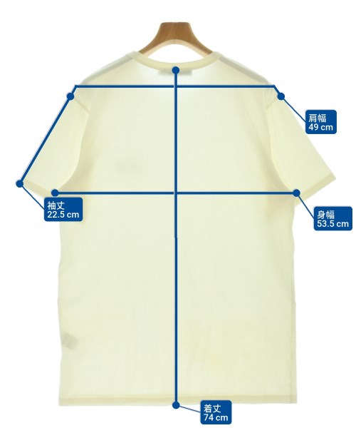 MAISON KITSUNE（メゾンキツネ）Tシャツ・カットソー 白 サイズ:XL メンズ/2200695504229
