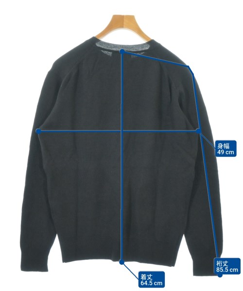 MAISON KITSUNE（メゾンキツネ）ニット・セーター 黒 サイズ:L メンズ/2200695983017