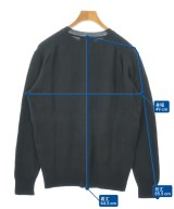 MAISON KITSUNE（メゾンキツネ）ニット・セーター 黒 サイズ:L メンズ/2200695983017