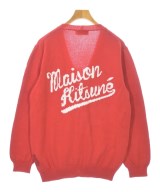 MAISON KITSUNE（メゾンキツネ）カーディガン 赤 サイズ:L メンズ/2200695983055