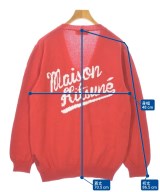 MAISON KITSUNE（メゾンキツネ）カーディガン 赤 サイズ:L メンズ/2200695983055