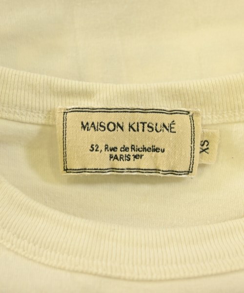 MAISON KITSUNE（メゾンキツネ）Tシャツ・カットソー 白 サイズ:XS メンズ/2200698754072