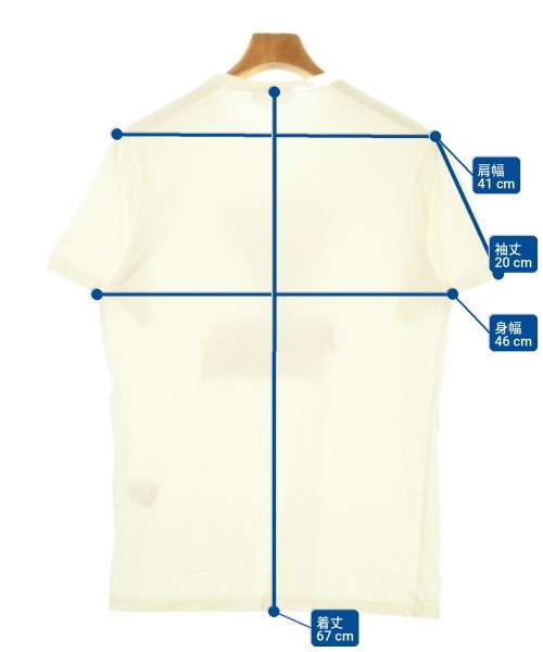 MAISON KITSUNE（メゾンキツネ）Tシャツ・カットソー 白 サイズ:XS メンズ/2200698754072