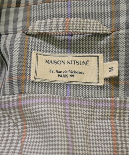 MAISON KITSUNE（メゾンキツネ）テーラードジャケット グレー サイズ:M メンズ/2200701349097