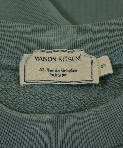 MAISON KITSUNE（メゾンキツネ）スウェット 緑 サイズ:S メンズ/2200654720110