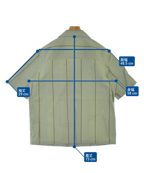 MAISON KITSUNE（メゾンキツネ）カジュアルシャツ 緑 サイズ:L メンズ/2200656037049