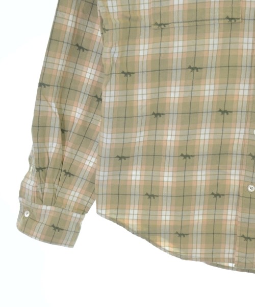 MAISON KITSUNE（メゾンキツネ）カジュアルシャツ ベージュ サイズ:S メンズ/2200656037056