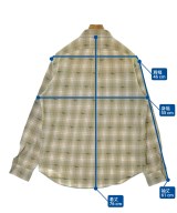 MAISON KITSUNE（メゾンキツネ）カジュアルシャツ ベージュ サイズ:S メンズ/2200656037056