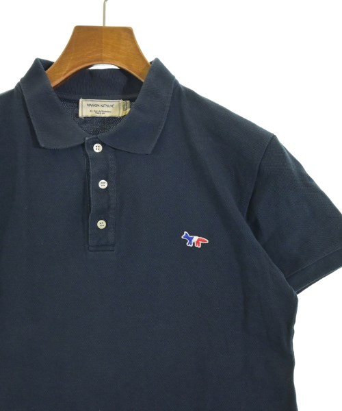 MAISON KITSUNE（メゾンキツネ）ポロシャツ 紺 サイズ:XS メンズ/2200656249015