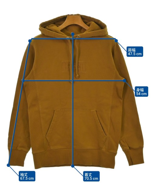 MAISON KITSUNE（メゾンキツネ）パーカー 茶 サイズ:S メンズ/2200656209125