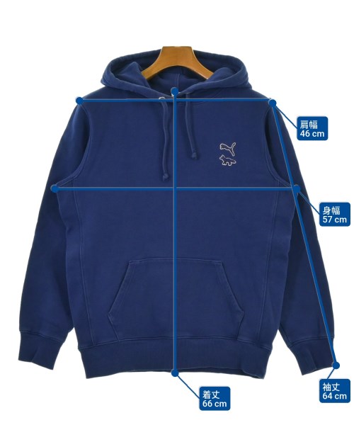 MAISON KITSUNE（メゾンキツネ）パーカー 青 サイズ:S メンズ/2200656209132