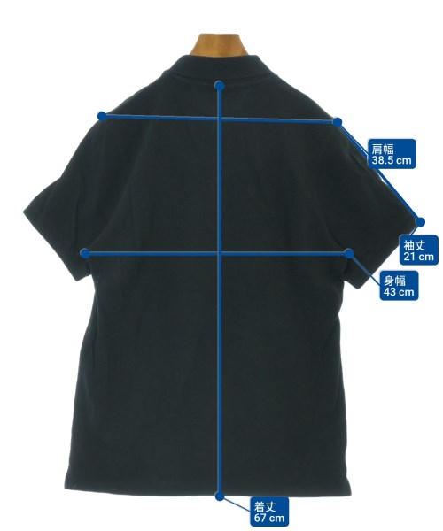 MAISON KITSUNE（メゾンキツネ）ポロシャツ 黒 サイズ:S メンズ/2200651189088