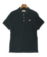 MAISON KITSUNE（メゾンキツネ）ポロシャツ 黒 サイズ:S メンズ/2200651189088